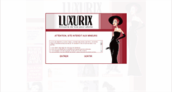 Desktop Screenshot of luxurix.com